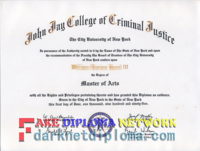 Best Fake CUNY John Jay College of Criminal Justice Diploma: How to Get the Most Authentic Replica