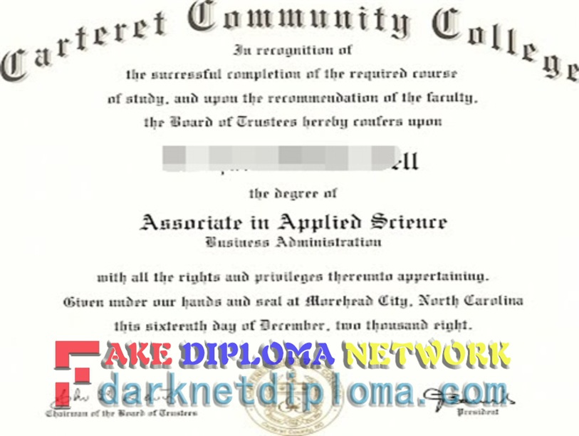 Best Fake Carteret Community College Degree: Tips for Success