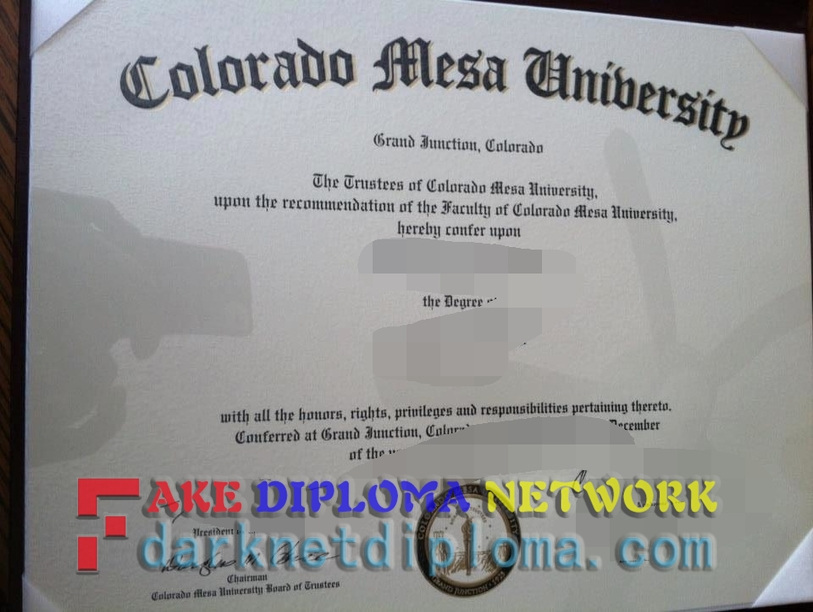 Best Fake: Make Your Own Colorado Mesa University Diploma