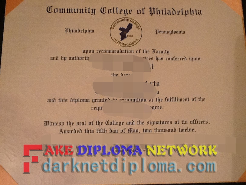 Best Fake Purchase: Phony Community College of Philadelphia Degree