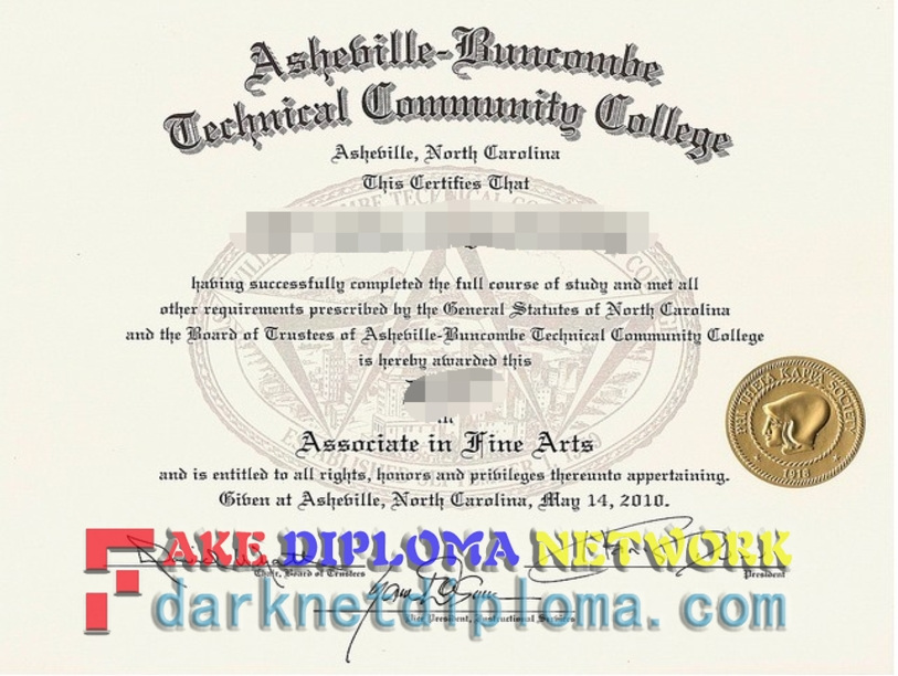 Buy Fake Asheville Buncombe Technical Community College Degree: A Comprehensive Guide