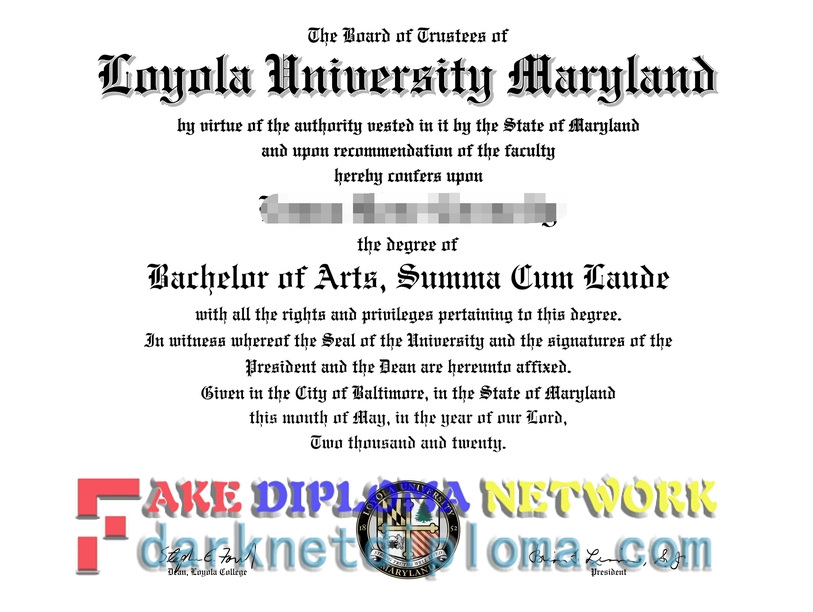 Buy Fake Loyola University Maryland Degree: Is It Worth the Risk?