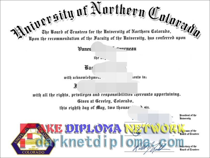 Buy Fake University of Northern Colorado Diploma: Is It Worth the Risk?