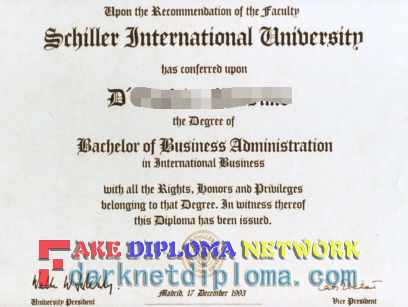 Buy Fake Schiller International University Diploma: A Comprehensive Guide