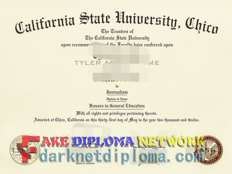 How to Copy a Fake California State University, Chico Diploma: A Step-by-Step Guide
