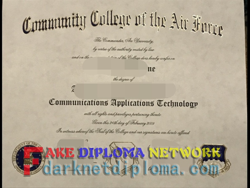 Copy, Fake, and Fly: Navigating the Community College of the Air Force Degree