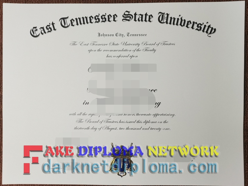 How to Copy and Paste: Get a Fake Degree from East Tennessee State University