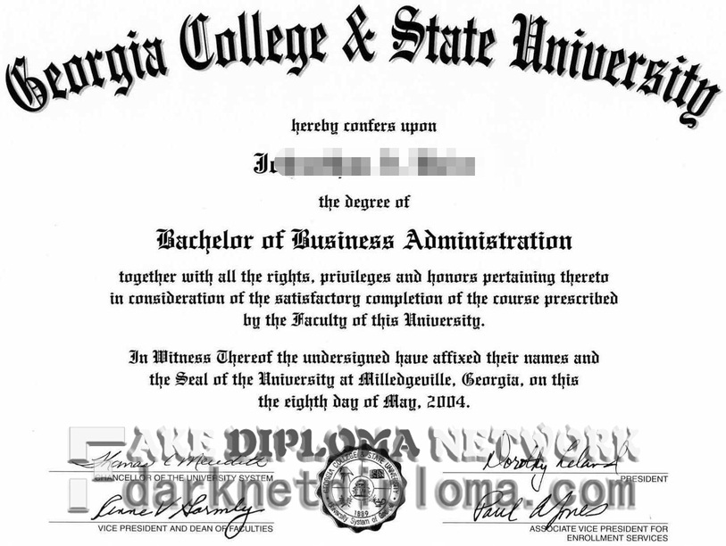 How to Copy a Fake Georgia College and State University Degree: A Step-by-Step Guide
