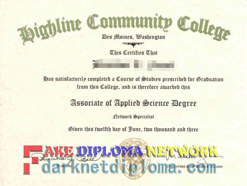 How to Copy a Fake Highline Community College Degree: A Step-by-Step Guide