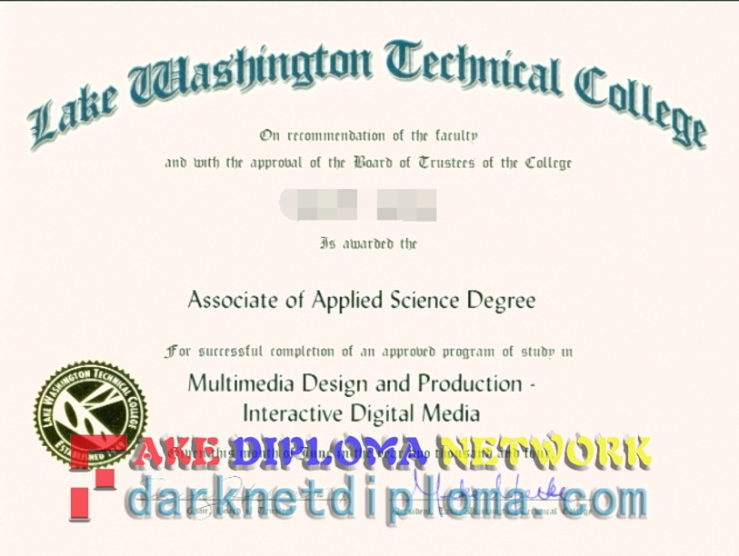 Copy Fake Lake Washington Technical College Diploma: A Comprehensive Guide