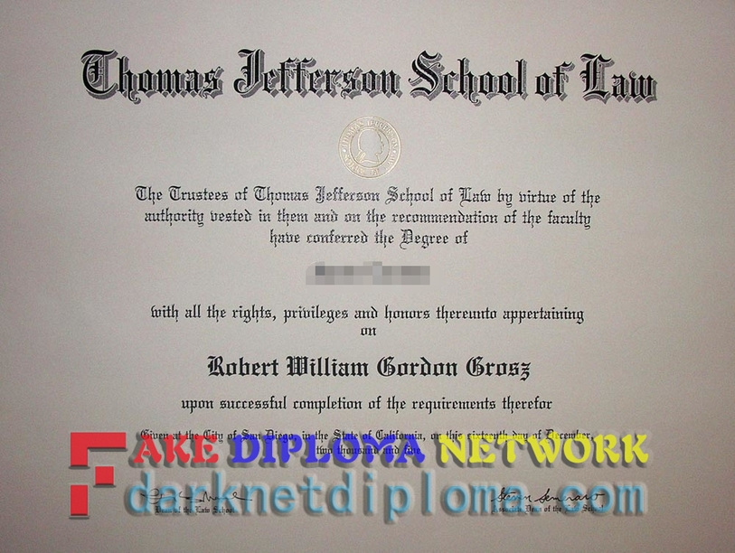 How to Copy a Fake Thomas Jefferson School of Law Diploma: A Step-by-Step Guide
