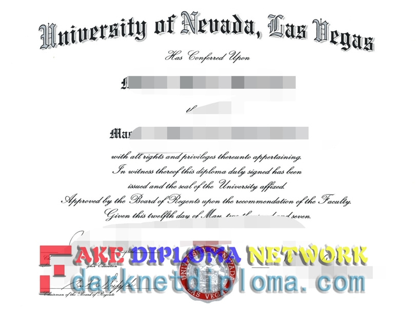 Crafting a Perfect Copy: The Quest for the "University of Nevada, Las Vegas" Degree