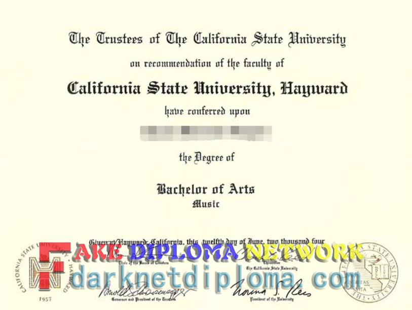 How to Spot a Fake California State University (Hayward) Diploma