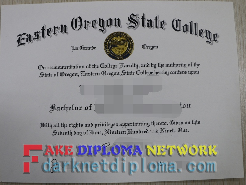 How to Spot a Fake Eastern Yregon State College Diploma