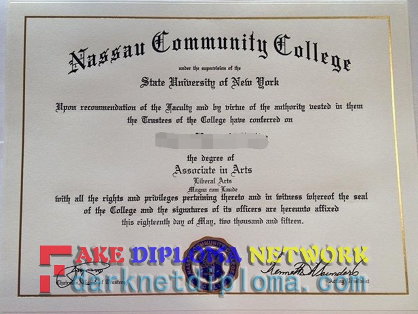 Fake Nassau Community College Diploma: How to Spot the Difference