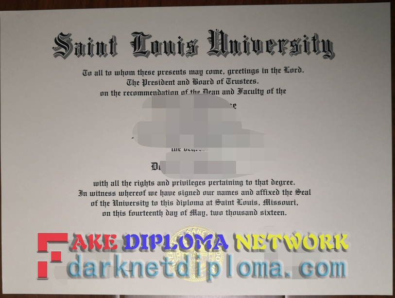 Unmasking the Fake Saint Louis University Degree: A Closer Look