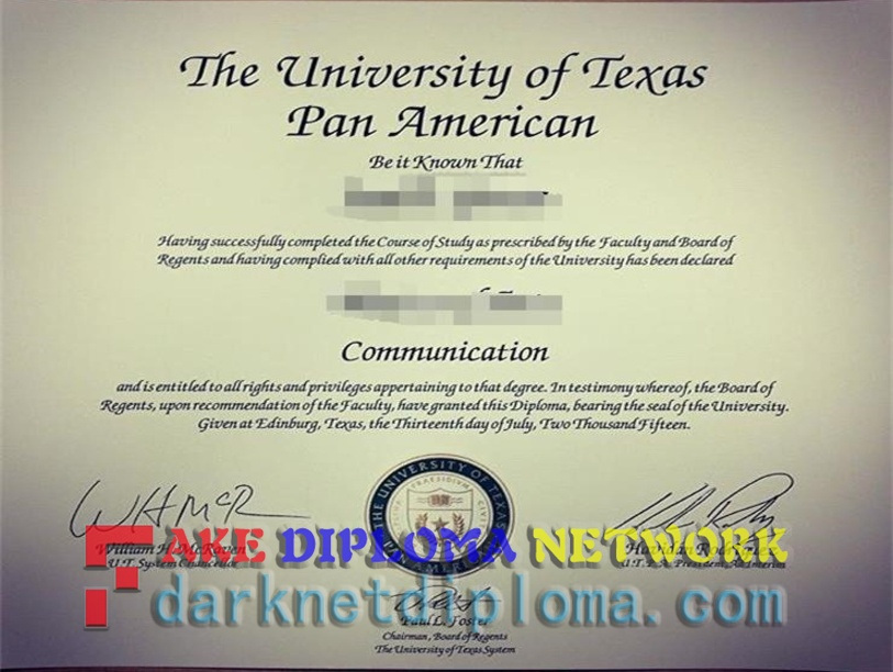 Fake The University of Texas Pan American Degree: How to Spot the Difference