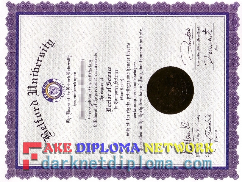 Fake Belford University Diploma: How to Spot the Difference