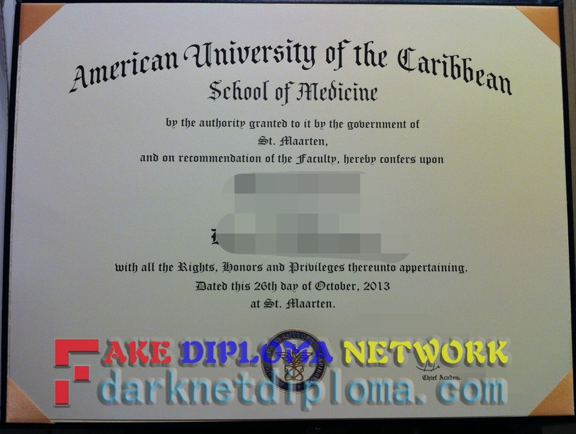 How Fast Can You Buy a Fake Diploma from the American University of the Caribbean?