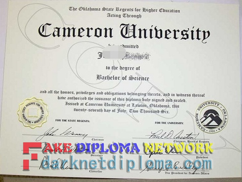 How Fast Can You Get a Fake Cameron University Diploma?
