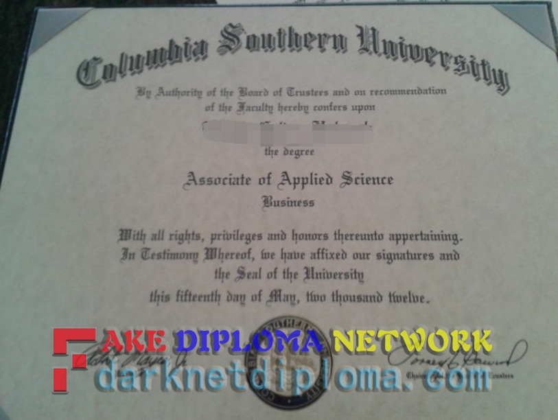 How Fast Can You Purchase a Fake Columbia Southern University Degree?