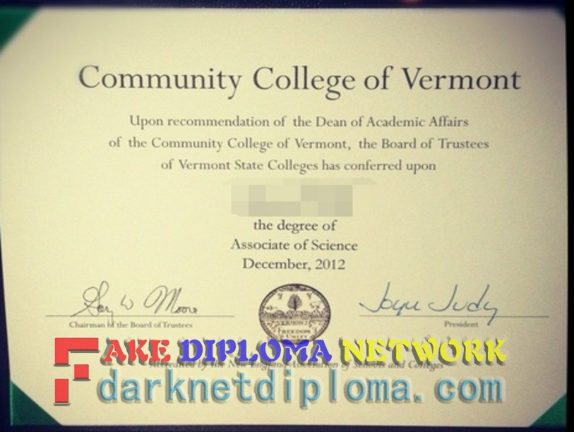 How Fast Can You Buy a Fake Community College of Vermont Degree?