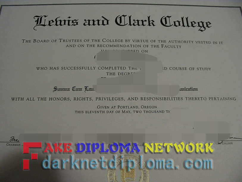 How Fast Can You Buy a Fake Lewis and Clark College Degree?