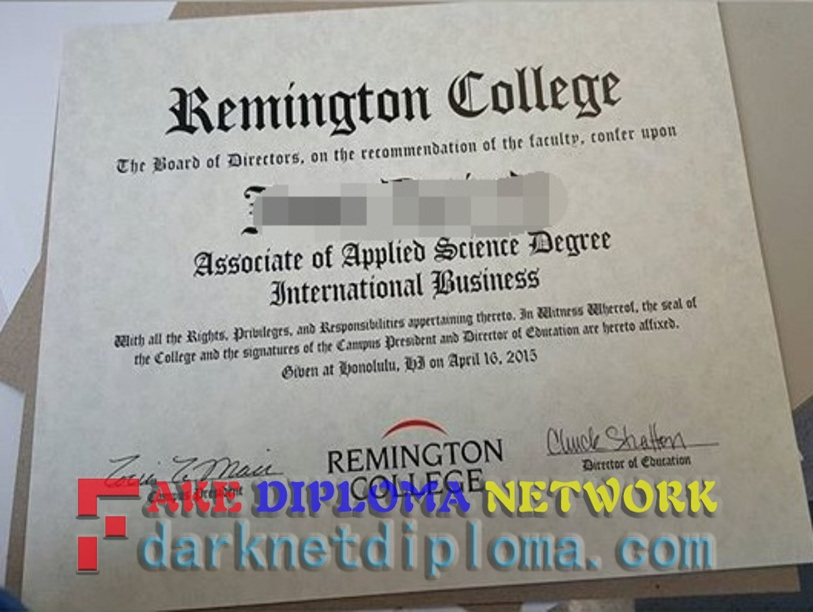How Fast Can You Buy a Fake Remington College Degree?