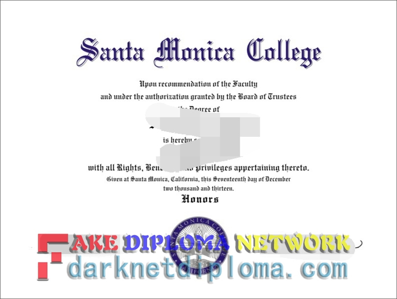 How Fast Can You Get a Fake Santa Monica College Degree?
