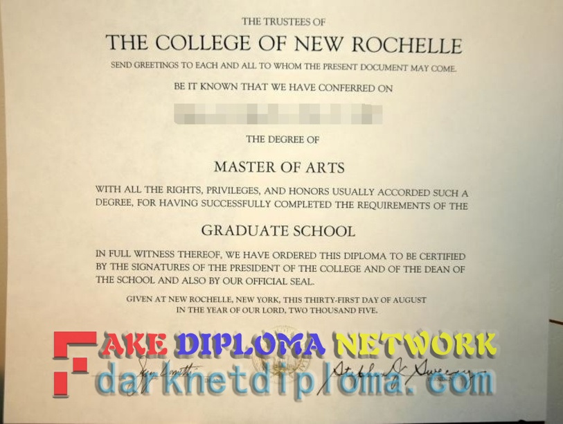 How Fast Can You Buy a Fake College of New Rochelle Degree?