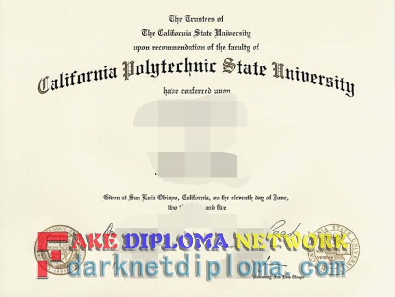 How to Buy a Fake California Polytechnic State University, San Luis Obispo Degree