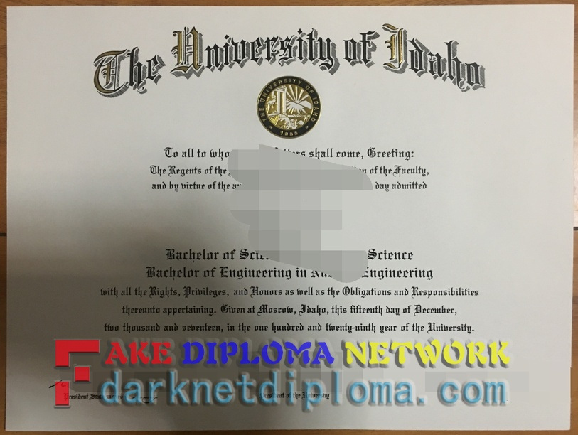 How to Buy a Fake University of Idaho Diploma: A Step-by-Step Guide