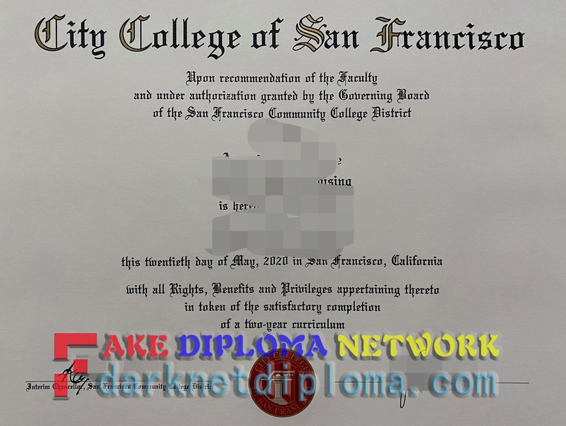 How to Buy a Phony City College of San Francisco Degree: Step-by-Step Guide