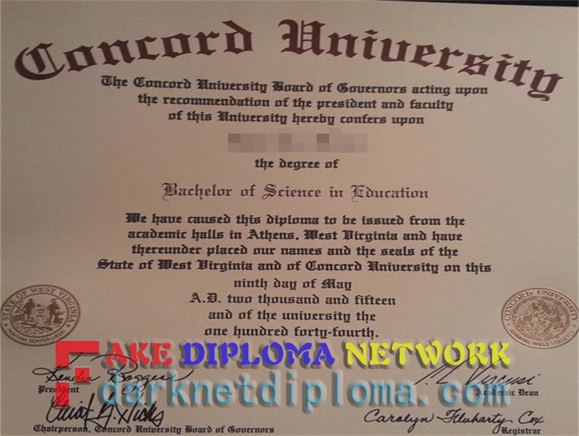 How to Buy a Phony Concord University Diploma: Step-by-Step Guide
