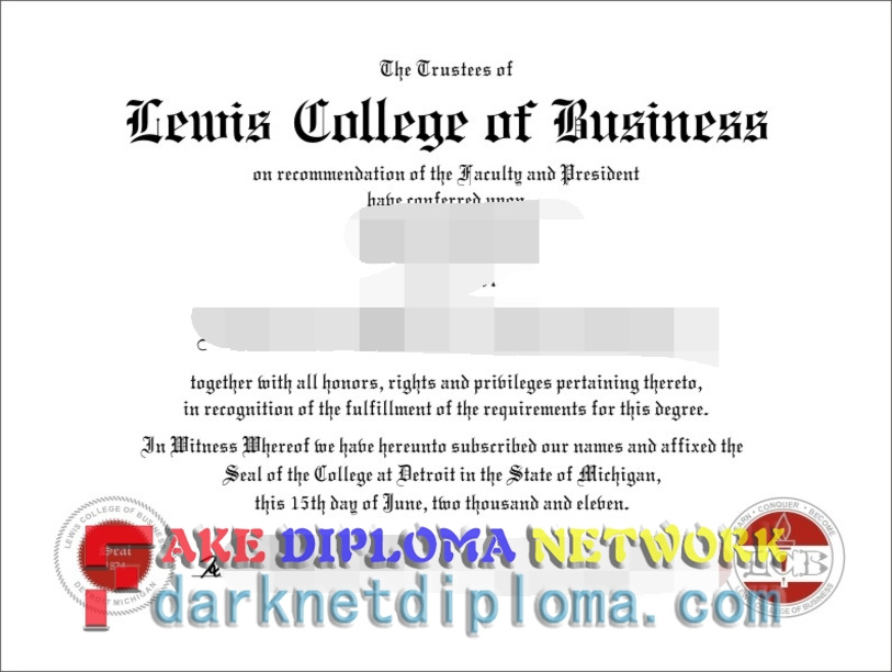 How to Buy a Phony Lewis College of Business Diploma: Step-by-Step Guide