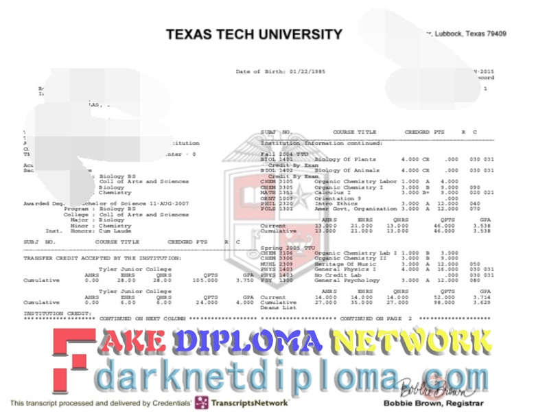 How to Buy a Phony Texas Tech University Degree: A Step-by-Step Guide