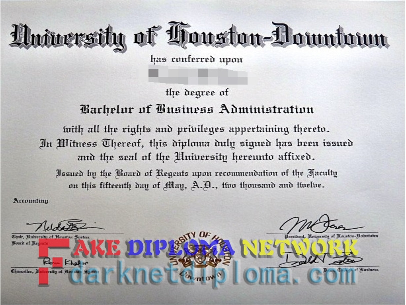 How to Buy a Phony University of Houston Downtown Degree: Step-by-Step Guide