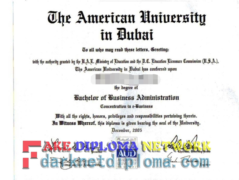 How to Create a Fake American University in Dubai Diploma