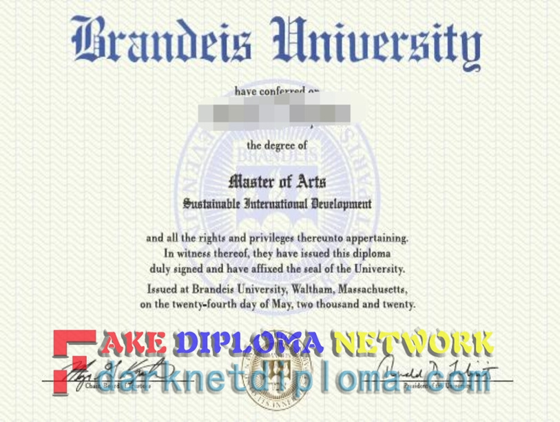 How to Create a Fake Brandeis University Degree: Step-by-Step Guide