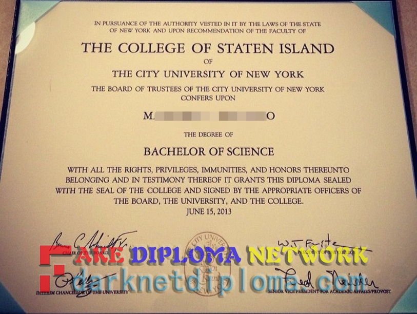How to Create a Fake CUNY College of Staten Island Diploma: Step-by-Step Guide