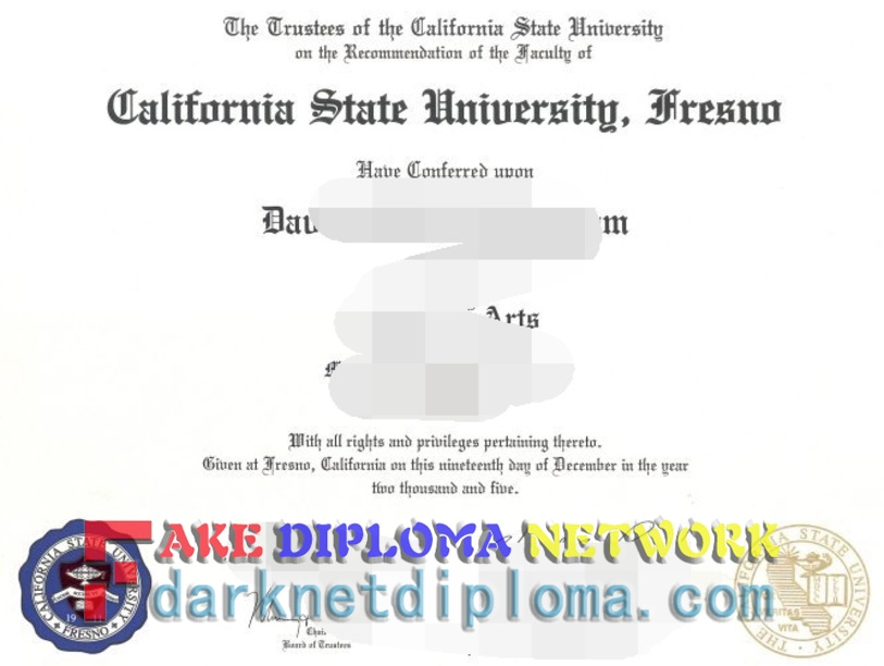 How to Create a Fake California State University, Fresno Diploma: Step-by-Step Guide