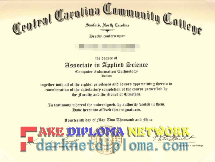 How to Create a Fake Central Carolina Community College Degree: Step-by-Step Guide