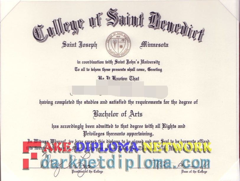 How to Create a Fake College of St. Benedict Degree: A Step-by-Step Guide