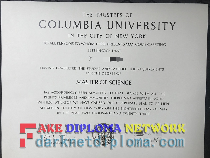 How to Create a Fake Columbia University in the City of New York Degree