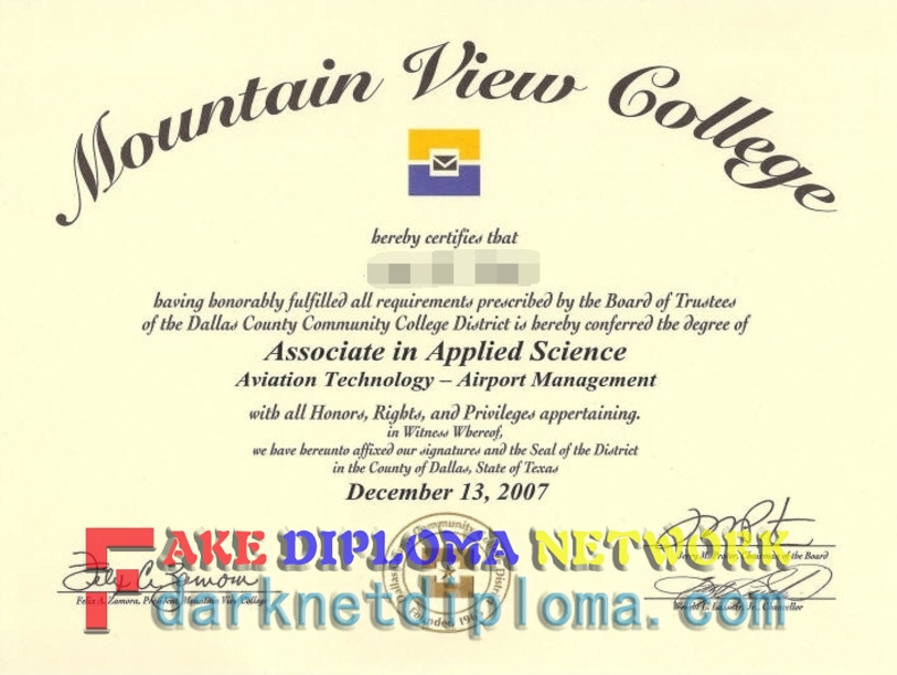 How to Create a Fake Mountain View College Degree: Step-by-Step Guide
