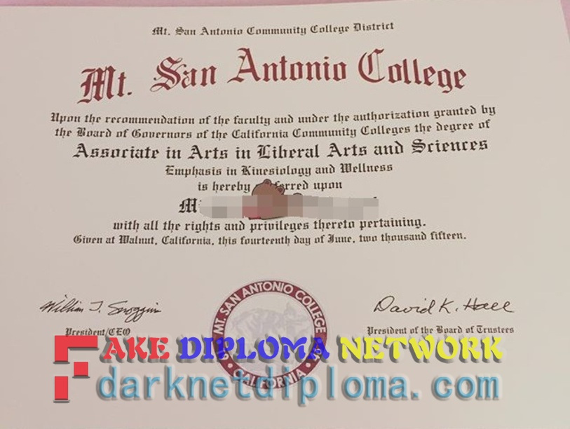 How to Create a Fake Mt. San Antonio College Diploma: Step-by-Step Guide