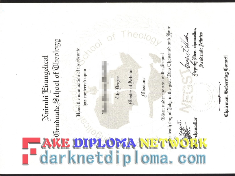 How to Create a Fake Nairobi Evangelical Graduate School of Theology Degree