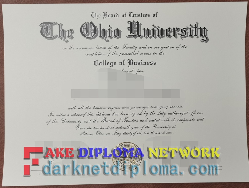 How to Create a Fake Ohio University Degree: Step-by-Step Guide
