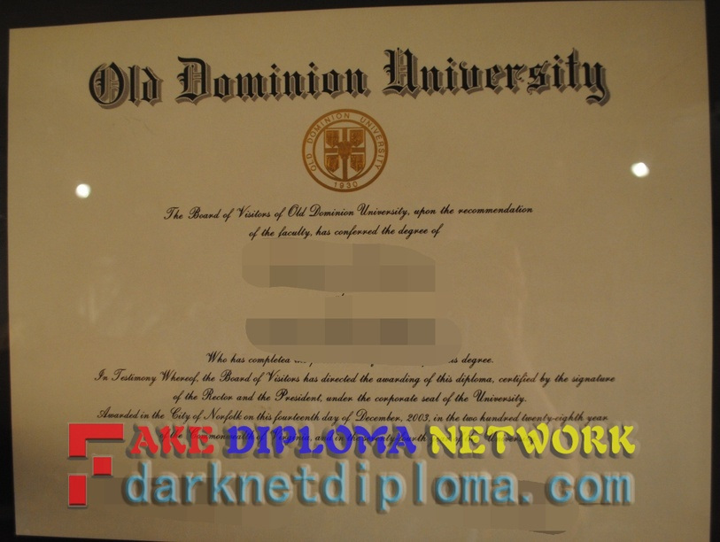 How to Create a Fake Old Dominion University Diploma: Step-by-Step Guide