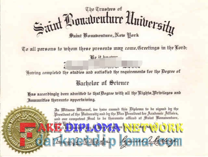 How to Create a Fake St. Bonaventure University Diploma: Step-by-Step Guide